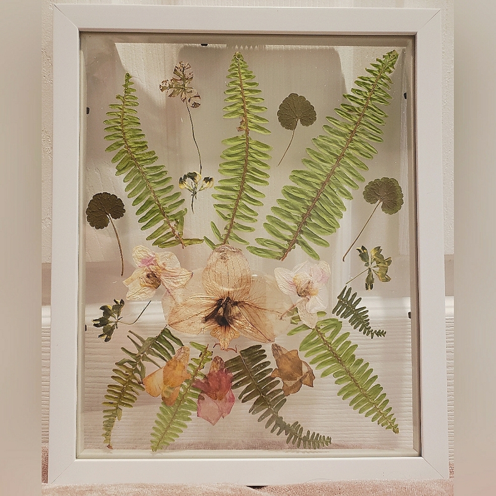 Handmade Dried Plants & Flowers Art Wall Hanging / Decor